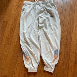 Rip Curl Cream Sweatpants with Color Accents waist 16”, hips 23”, inseam 28”